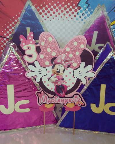 Piñatas Minnie Mouse Minipiñatas Selfie Chupetera Cotillon