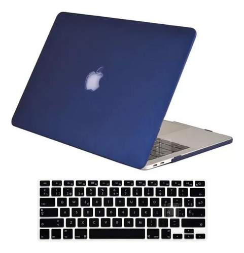 Carcasa Acabado Mate Para Macbook Air 13.3 M1 + Protector