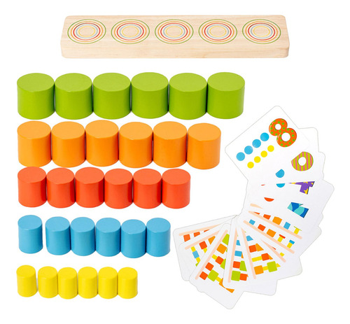 Juegos De Apilamiento De Madera, Juguetes Educativos Para