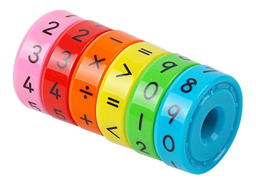 Imagen 2 de 5 de Juego Montessori Para Niños Magnético Tabla Multiplicar