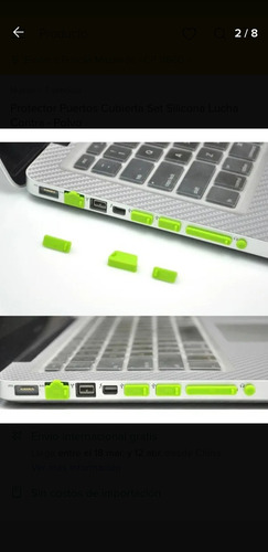 Protector Puertos Cubierta Set Silicona Contra Polvo Lap Top