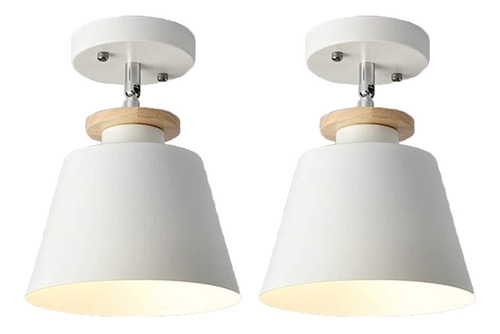 2pcs Lámpara De Techo Moderno Lampara De Colgante Metal E27