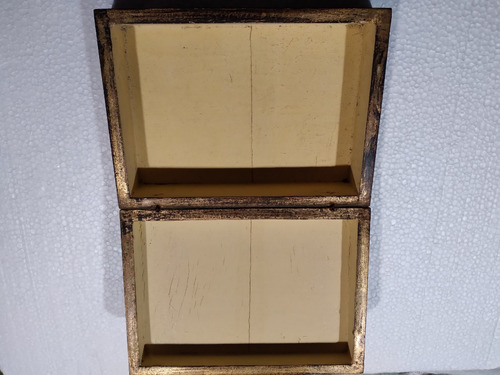 Caja Antigua De Madera - Tipo Alhajero (c097) (Usado)