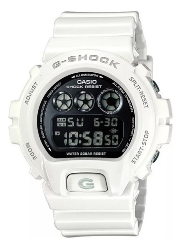 Relógio G-shock Masculino Dw-6900nb-7dr Branco Digital