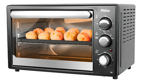 Horno eléctrico de encimera Philco PFE40P 38L negro