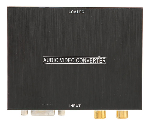 Convertidor Audio Adaptador Interfaz Vga Rca 3,5 Mm Hd Para