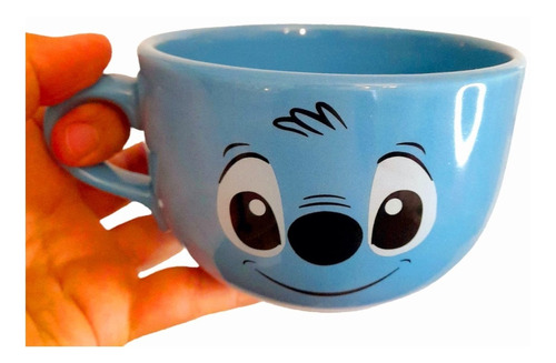 Tazon Stitch Disney 600 Ml Ceramica