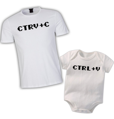 Combo Remera + Body Bebé Día Del Padre Regalo A Papá