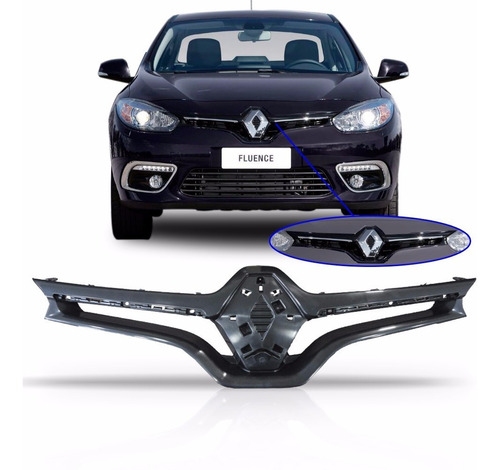 Grade Renault Fluence 2014 2015 2016 Superior Preta