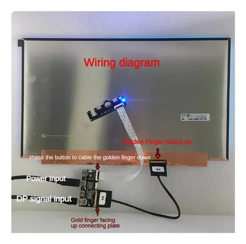 Placa De Controlador Dp A Edp 4k 120hz 2k144hz 165hz 240hz