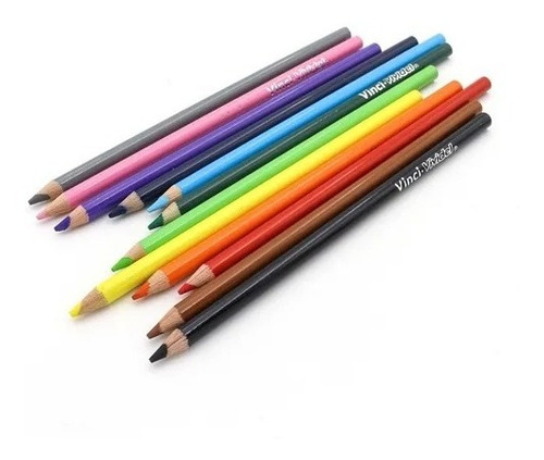 Lapices De Colores Vividel Con 12 Piezas 4 Mm