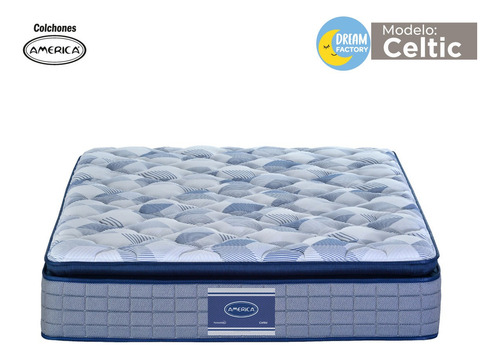 Imagen 2 de 8 de América Celtic Colchón King Size Ortopédico De Suave Espuma