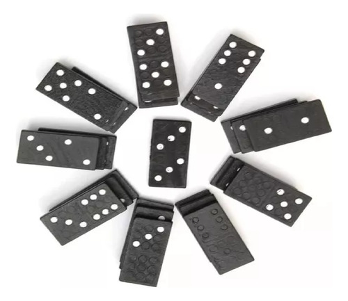 Domino Económico Juego Mesa Madera Clasico 5 Pzas Mayoreo