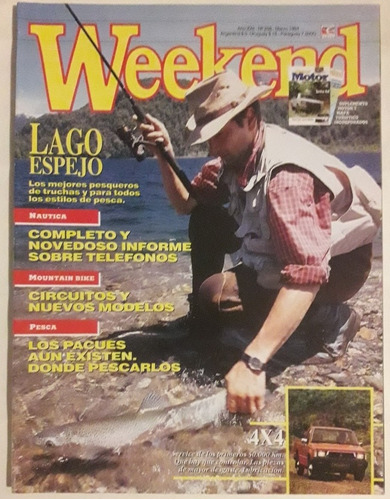 Revista Weekend N°258 Marzo 1994 Pesca Náutica Mountain Bike