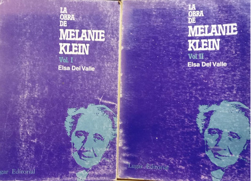 La Obra De Melanie Klein Vol 1 Y 2 Elsa Del Valle