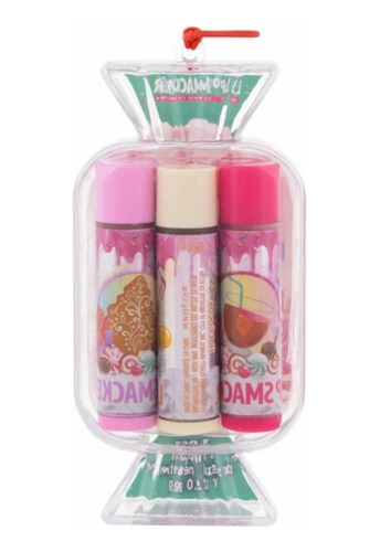 Lip Smacker Candy Snowflake Cinnamon Balsamo Niñas 3 Pack