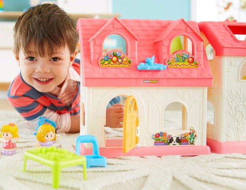 Fisher-price Little People Surprise Casa Muñecas Juguete Niñ