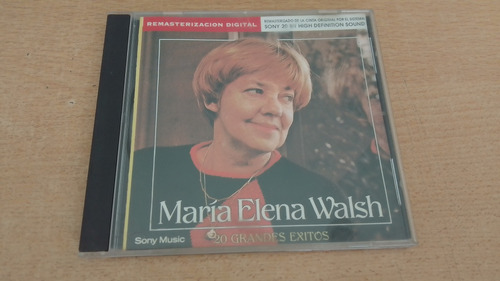 Cd María Elena Walsh, 20 Grandes Éxitos. 1990 Sony Music 