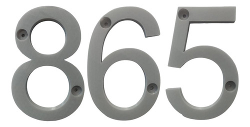 Caracteres Números Residenciales, Mxdgu-865, Número 865,  17