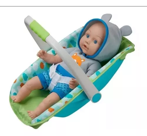 LAT - Portabebés para niños, accesorios para muñecas de bebé, portador  delantero y trasero para muñeca, de algodón original, estampado de flores