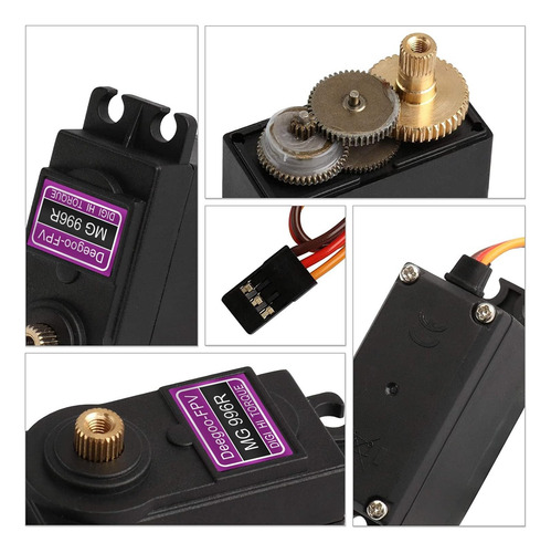 Mg996r Servomotor Engranes De Metal