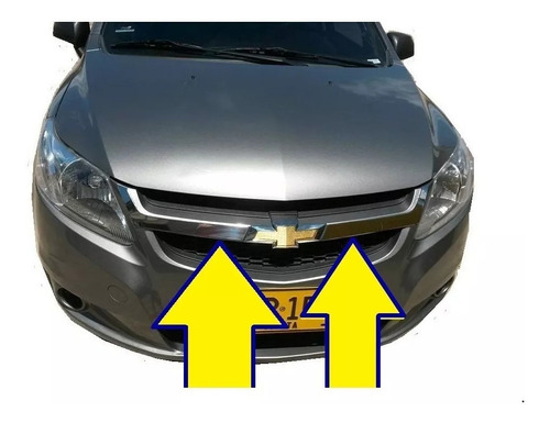   Chevrolet Sail Kit Frontal Cromado Aplique Envio Gratis