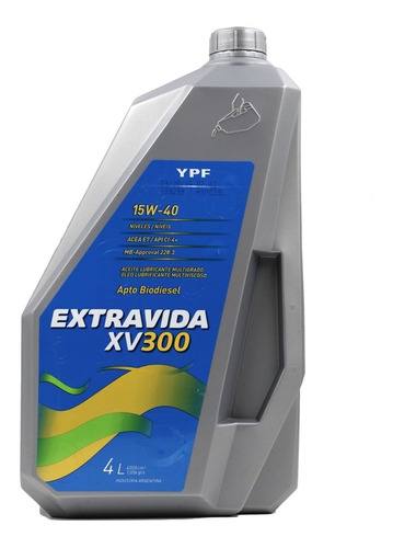 Extravida X V 300 Caja 4 Bidones X 4 Litros