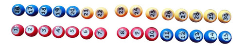 30 Bolas De Bingo, Suministros Duraderos, Bolas De Rifa Para