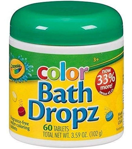 Crayola Color Bath Dropz 3.59 Oz