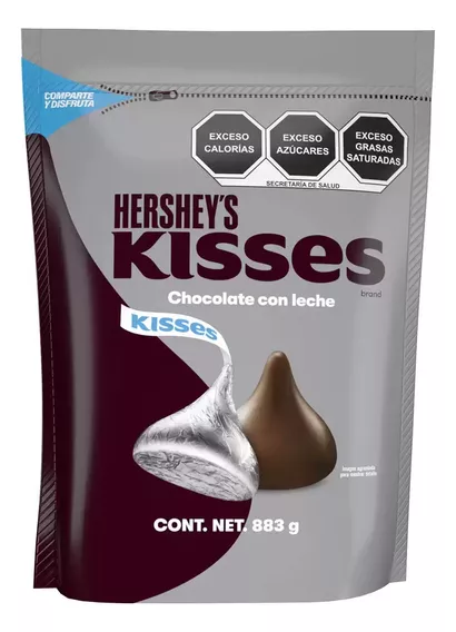 Chocolate Kisses Hershey's Plata Bolsa 855gr