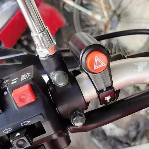 Boton Switch Para Intermitentes Montaje Manillar De Moto