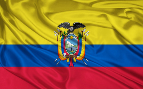 Bandera  De Ecuador 1,50mt X90cm