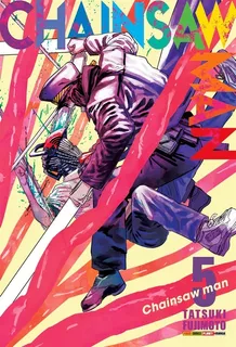 Chainsaw Man Vol. 5, de Fujimoto, Tatsuki. Editora Panini Brasil LTDA, capa mole em português, 2022