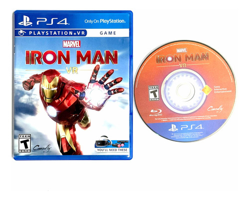 Marvel Iron Man Vr - Juego Original Físico De Playstation 4