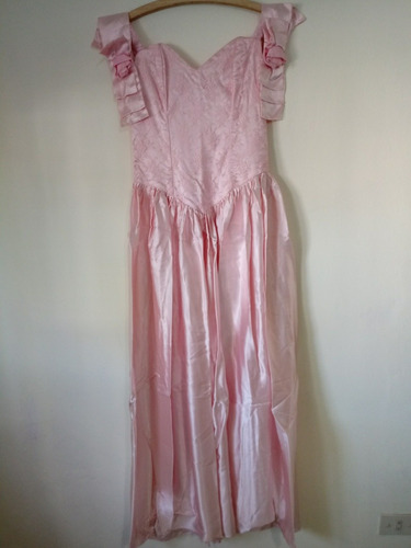 Vestido De 15 Rosa - Encaje Y Raso En Mar Del Plata