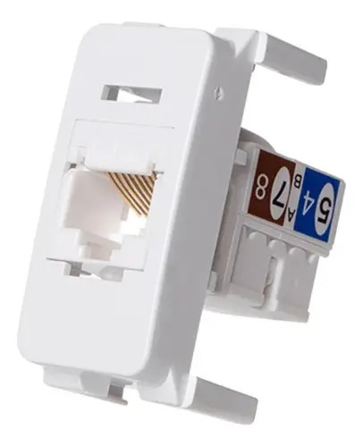 Linha B3 Módulo Informática Rj45 Cat5e Branco