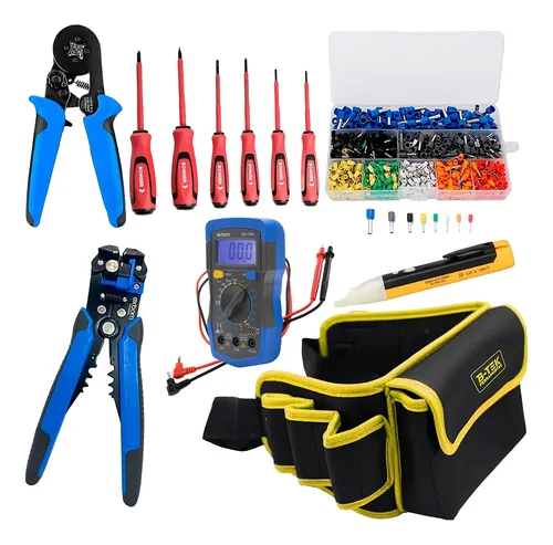 Kit Eletricista Profissional E Cinto Bolsa Para Ferramentas | Frete grátis