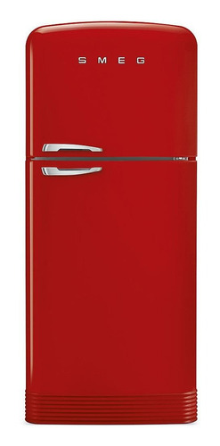 Heladera inverter no frost Smeg 50's Style FAB50 red con freezer 412L 220V - 240V