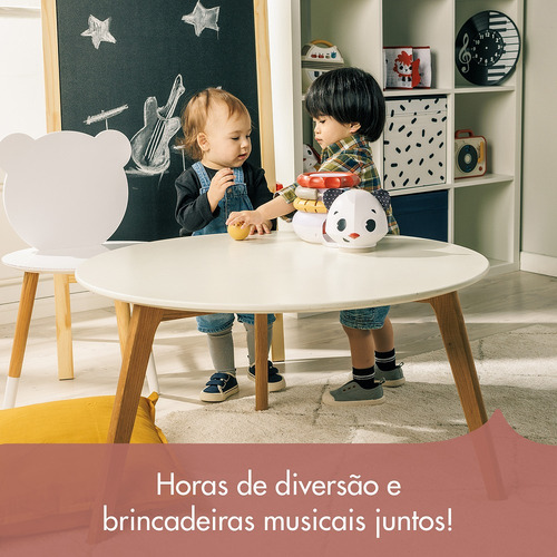 Brinquedo De Empilhar 3-em-1 Eletrônico Panda Tiny Rockers