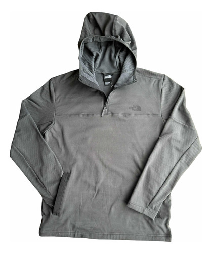 Buzo Saco Hoodie Capota Sueter North Face M196 Talla S Gris