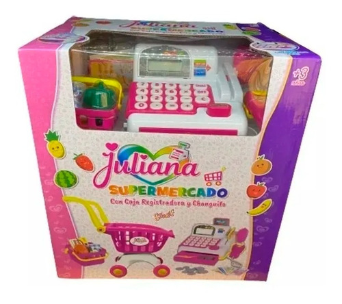 Juliana Supermercado Caja Registradora Carrito De Compras  