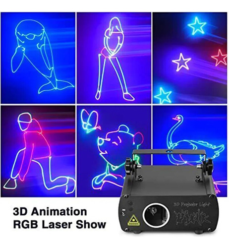 500mw Rgb Dmx Proyector Láser Efecto De Iluminación De