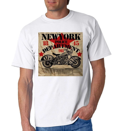 Remera De Hombre New York Police Departament 1845