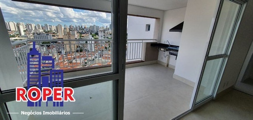 Imagem 2 de 17 de Apartamento Andar Alto Com 107 M²/3 Suites/2 Vagas/ Varanda Gourmet À Venda No Tatuapé, São Paulo. - Ap00991 - 69198655