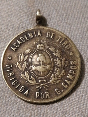 Antigua Medalla, Honor Al Mérito,  Academia De Tiro 