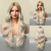 Comprar Pelucas Mujer Dama Larga Ondulada Cosplay Cabello Natural