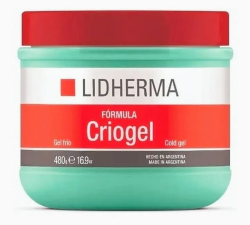 Fórmula Criogel Lidherma Por 480gr. Gel Frío. Reductor.