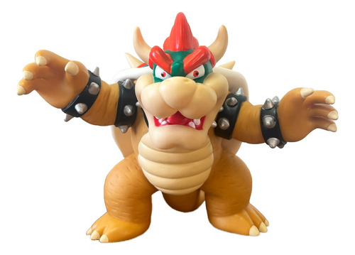 Boneco Rei Bowser Koopa Grande Coleção Super Mario Bros