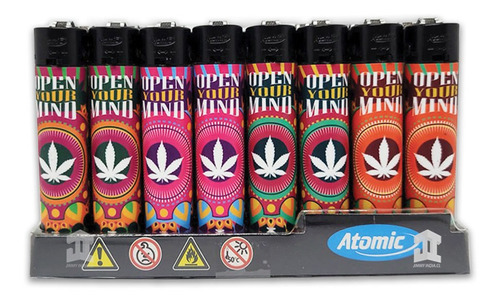 Encendedores Mandalas 24 Und- Distribuidor Oficial Atomic