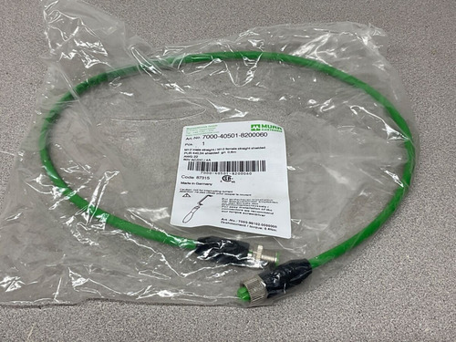 New Murr Elektronik 7000-40501-8200060 M12 Male / M12 Fe Ttf